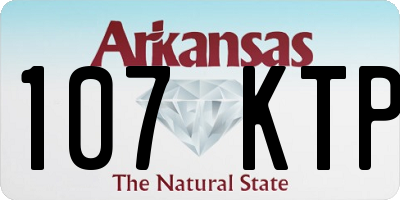 AR license plate 107KTP