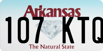 AR license plate 107KTQ