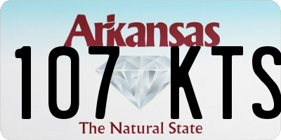 AR license plate 107KTS