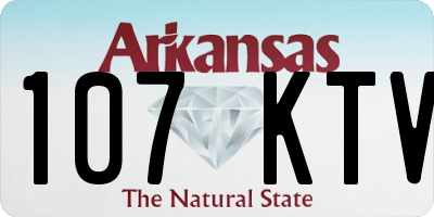AR license plate 107KTV