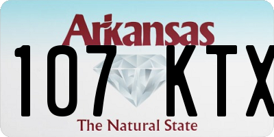 AR license plate 107KTX