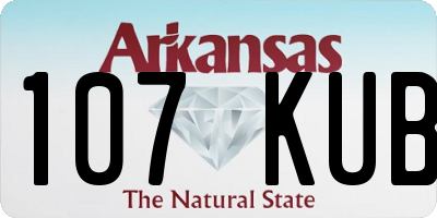 AR license plate 107KUB
