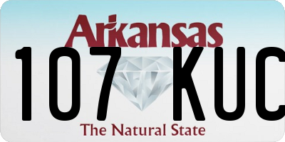 AR license plate 107KUC