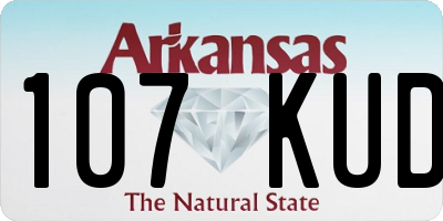AR license plate 107KUD