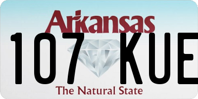 AR license plate 107KUE