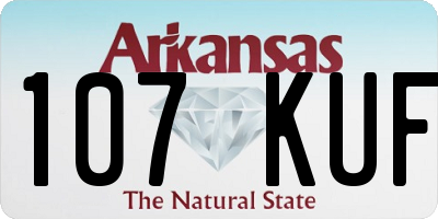 AR license plate 107KUF