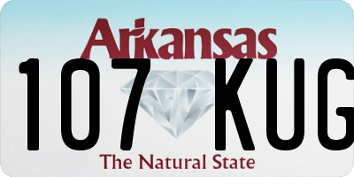 AR license plate 107KUG