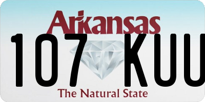 AR license plate 107KUU