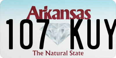 AR license plate 107KUY