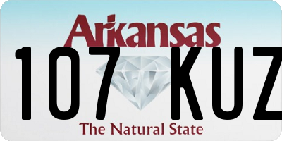 AR license plate 107KUZ