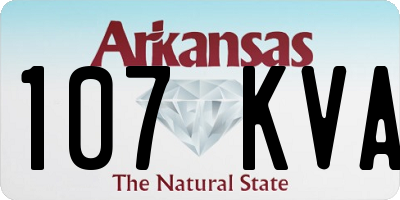 AR license plate 107KVA