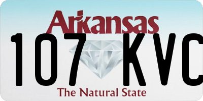 AR license plate 107KVC