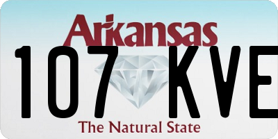 AR license plate 107KVE