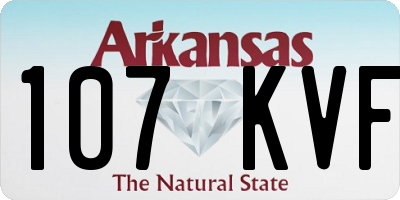 AR license plate 107KVF
