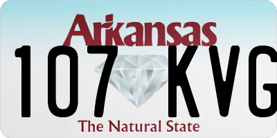 AR license plate 107KVG