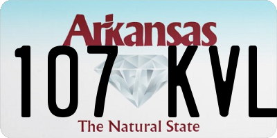 AR license plate 107KVL