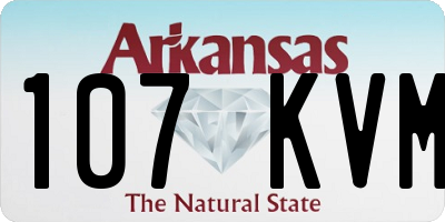 AR license plate 107KVM