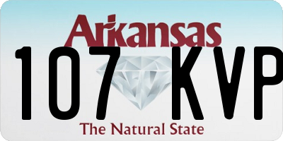 AR license plate 107KVP