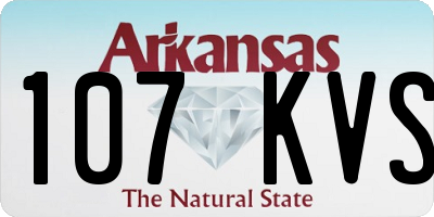 AR license plate 107KVS