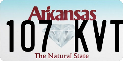 AR license plate 107KVT
