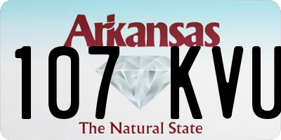 AR license plate 107KVU