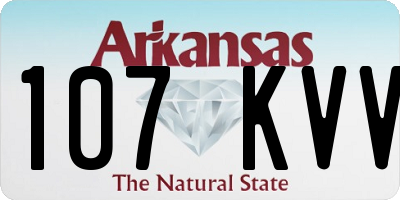 AR license plate 107KVV