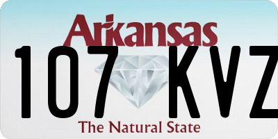 AR license plate 107KVZ