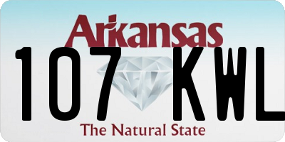 AR license plate 107KWL