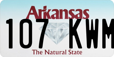 AR license plate 107KWM