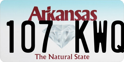 AR license plate 107KWQ