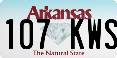AR license plate 107KWS