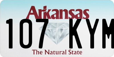 AR license plate 107KYM