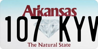 AR license plate 107KYV