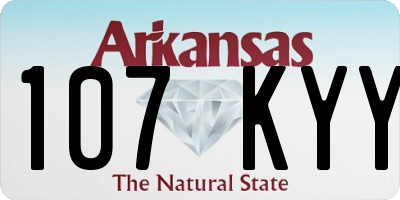 AR license plate 107KYY