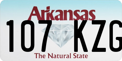 AR license plate 107KZG