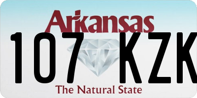 AR license plate 107KZK