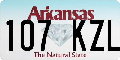 AR license plate 107KZL