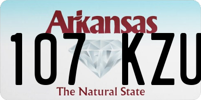 AR license plate 107KZU
