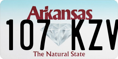 AR license plate 107KZV