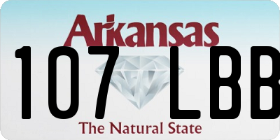 AR license plate 107LBB