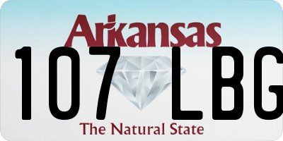 AR license plate 107LBG