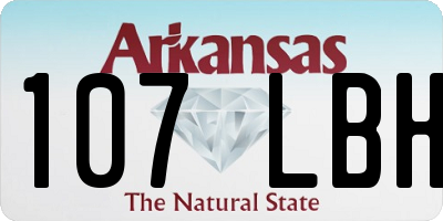 AR license plate 107LBH
