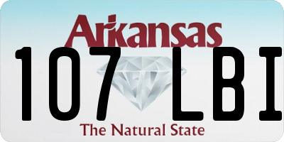 AR license plate 107LBI