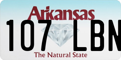 AR license plate 107LBN