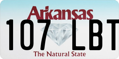AR license plate 107LBT