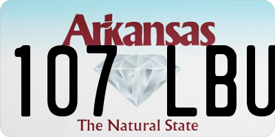 AR license plate 107LBU