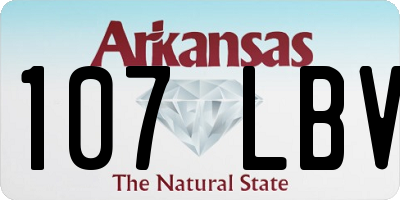 AR license plate 107LBV