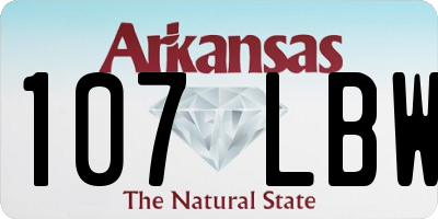 AR license plate 107LBW