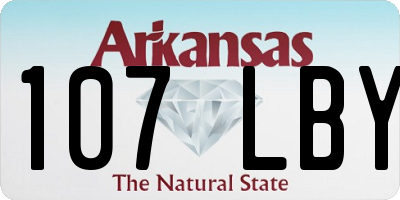 AR license plate 107LBY