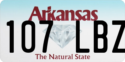 AR license plate 107LBZ